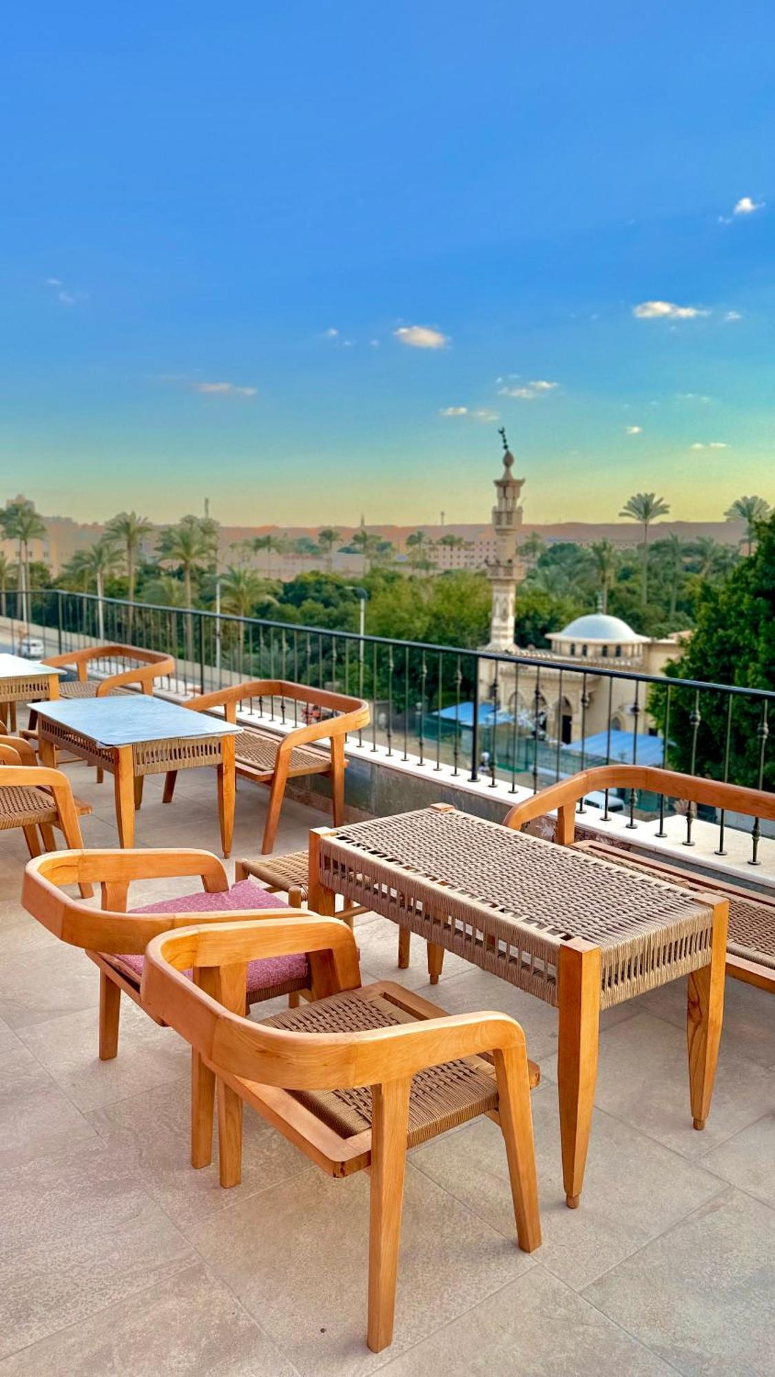 Almas Pyramids Hotel Kafret el-Gabal Eksteriør bilde
