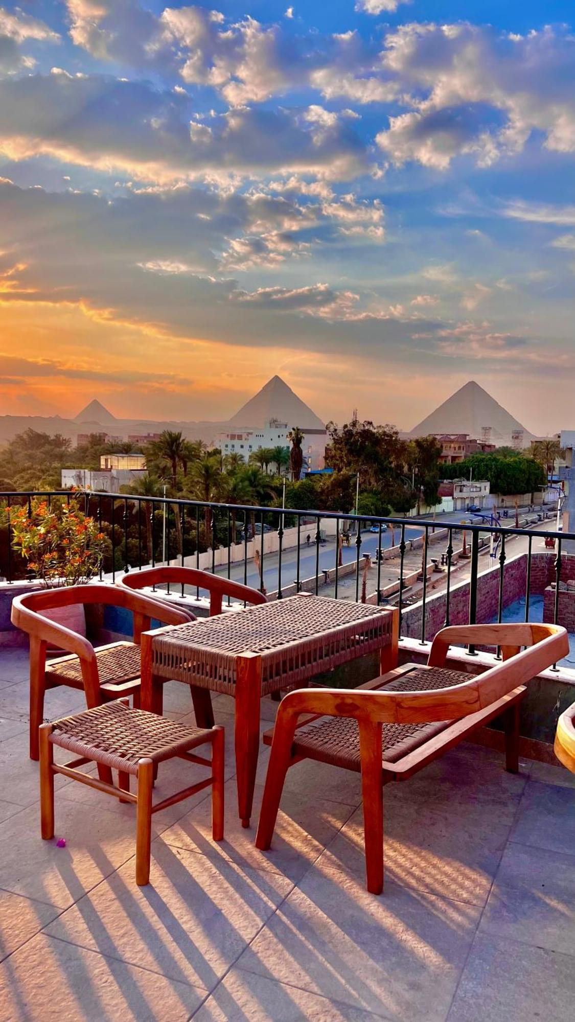 Almas Pyramids Hotel Kafret el-Gabal Eksteriør bilde