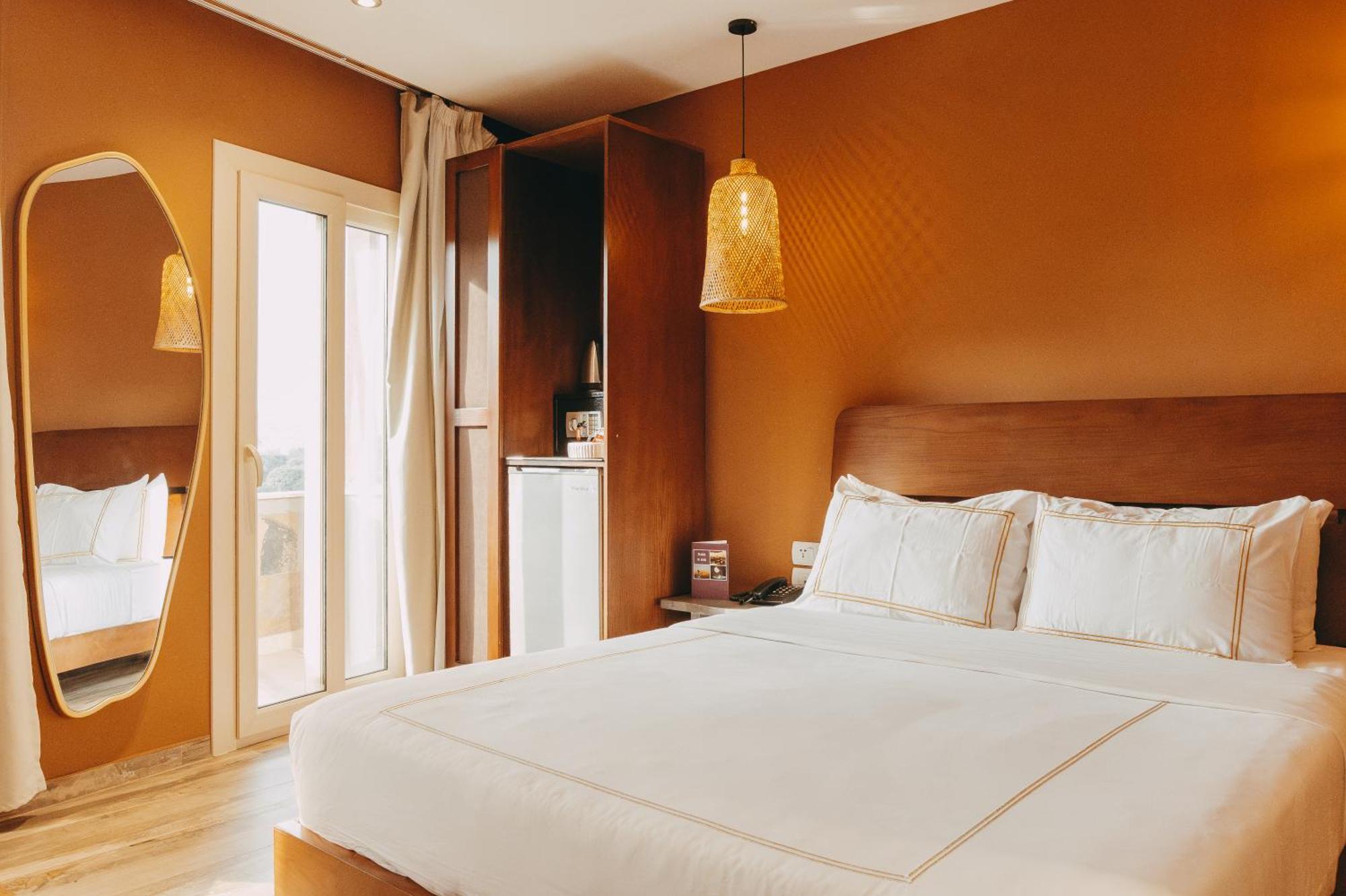 Almas Pyramids Hotel Kafret el-Gabal Eksteriør bilde