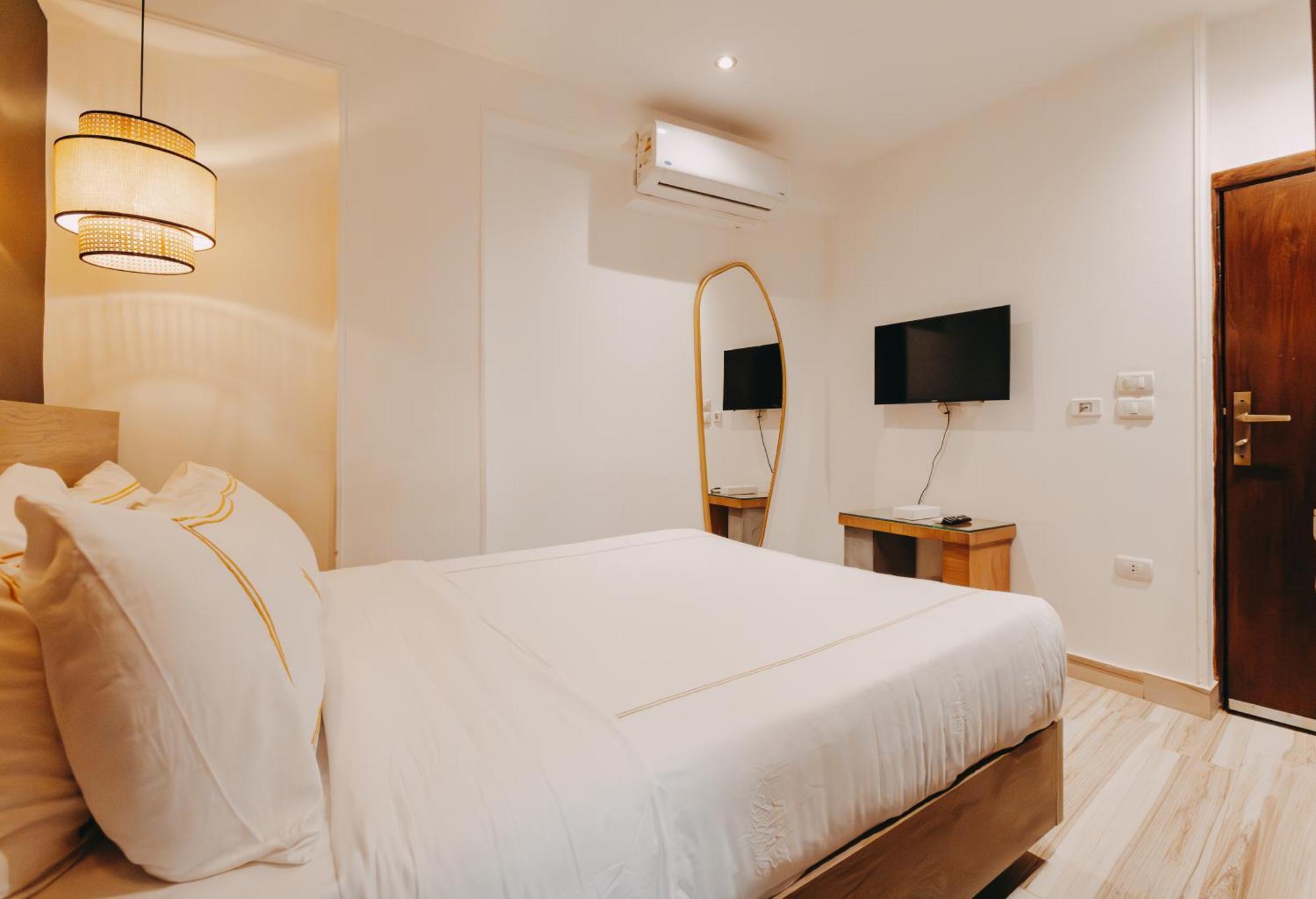 Almas Pyramids Hotel Kafret el-Gabal Eksteriør bilde