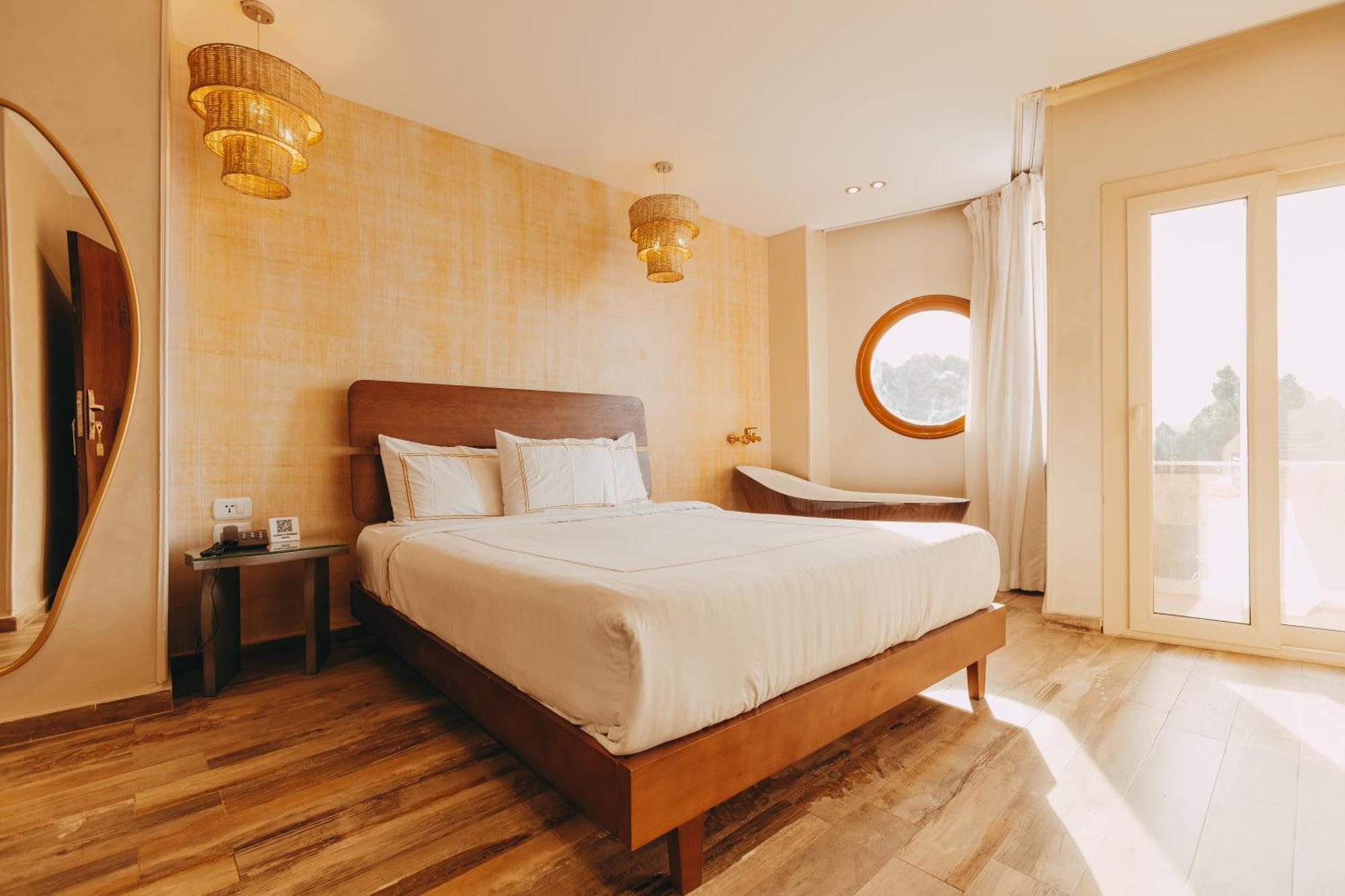 Almas Pyramids Hotel Kafret el-Gabal Eksteriør bilde