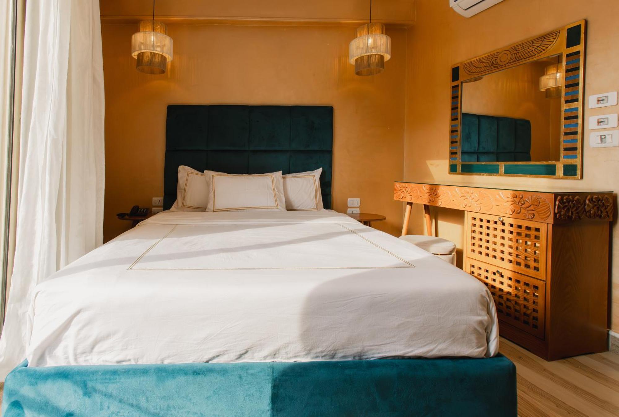 Almas Pyramids Hotel Kafret el-Gabal Eksteriør bilde