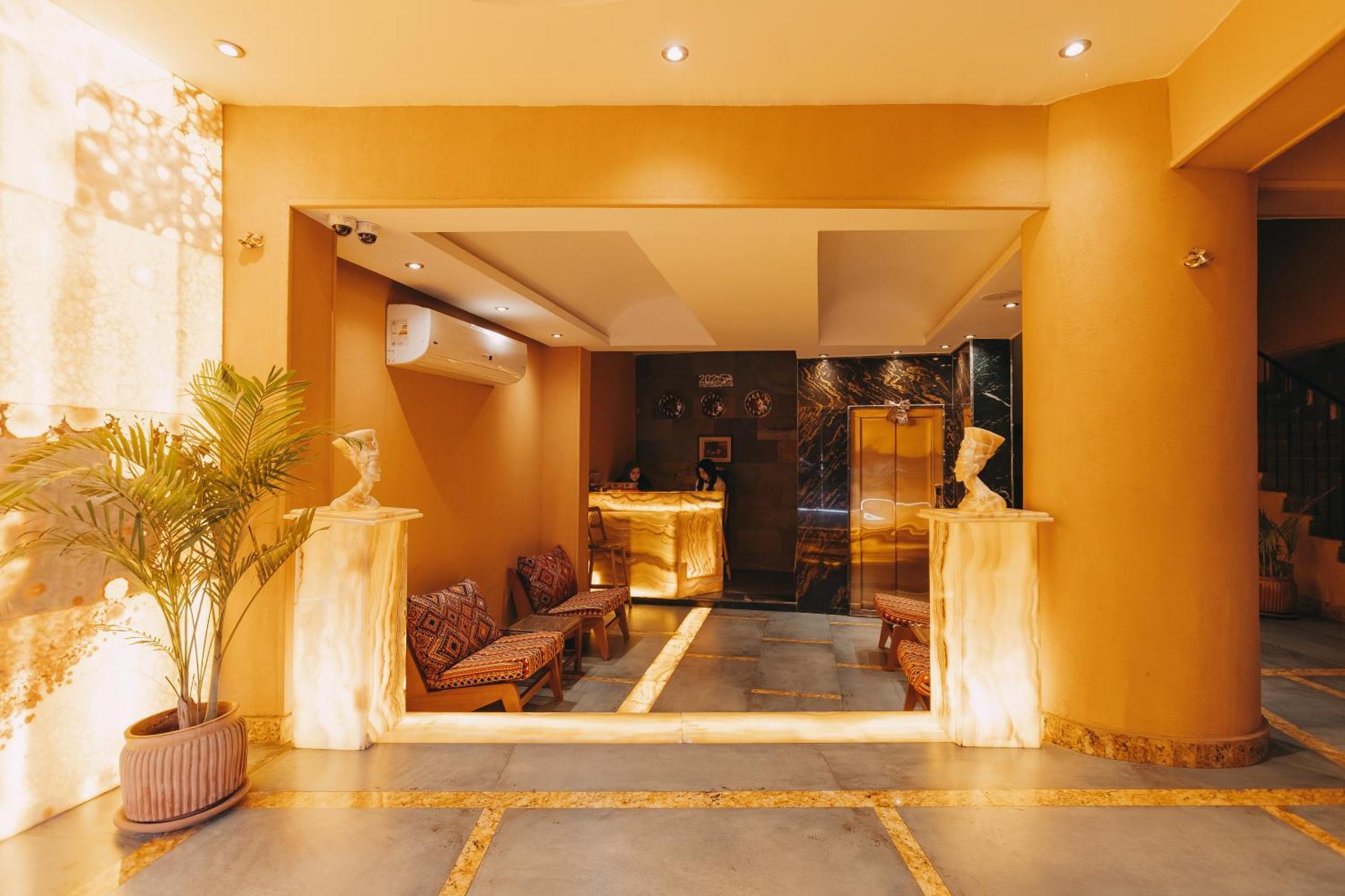 Almas Pyramids Hotel Kafret el-Gabal Eksteriør bilde