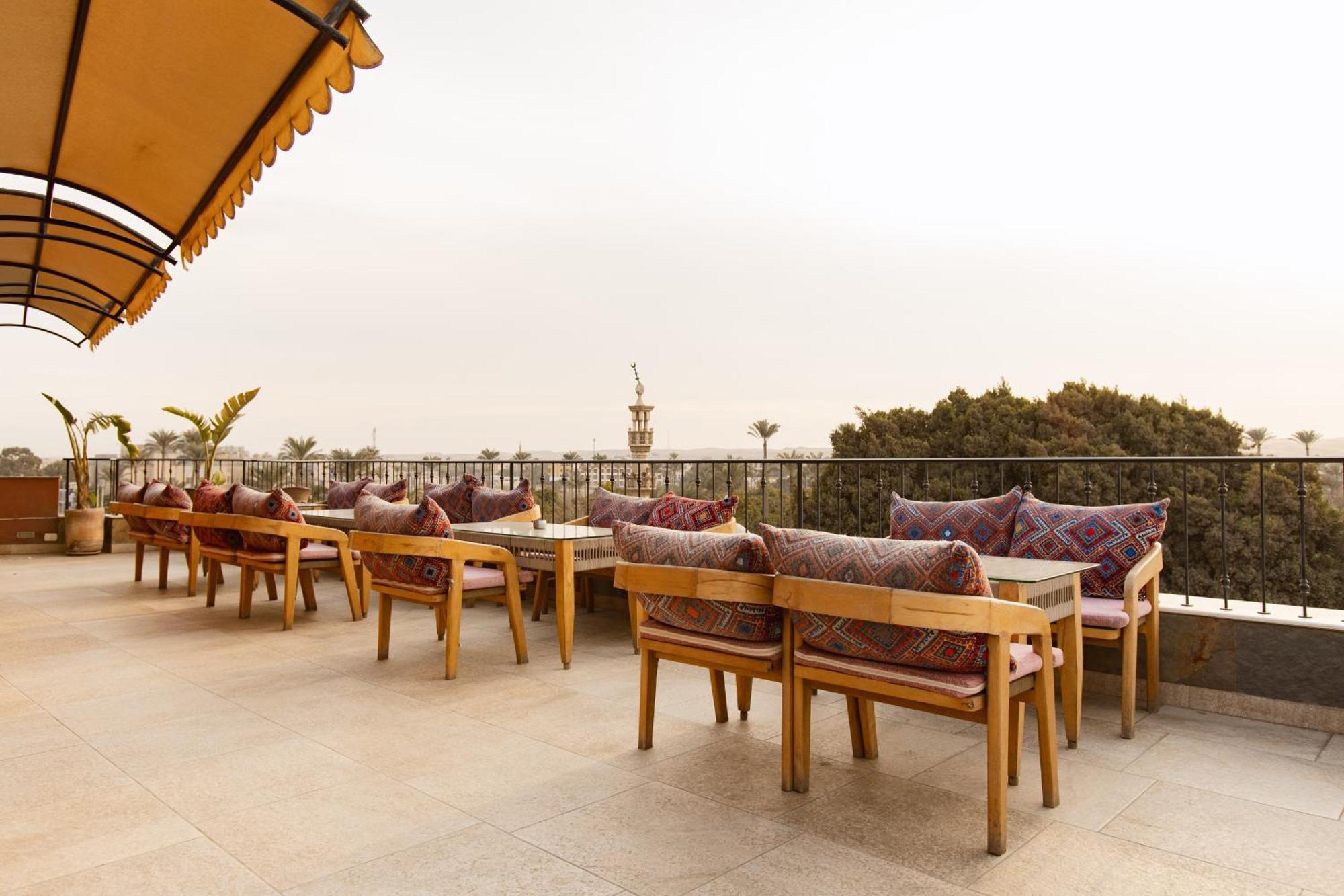 Almas Pyramids Hotel Kafret el-Gabal Eksteriør bilde